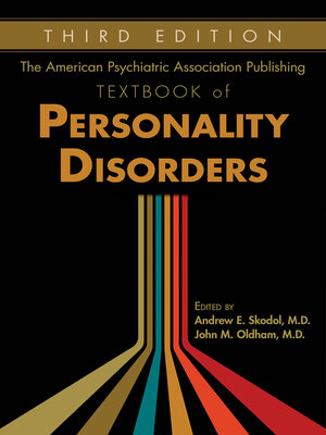 cover image of The American Psychiatric Association Publishing Textbook of Personality Disorders